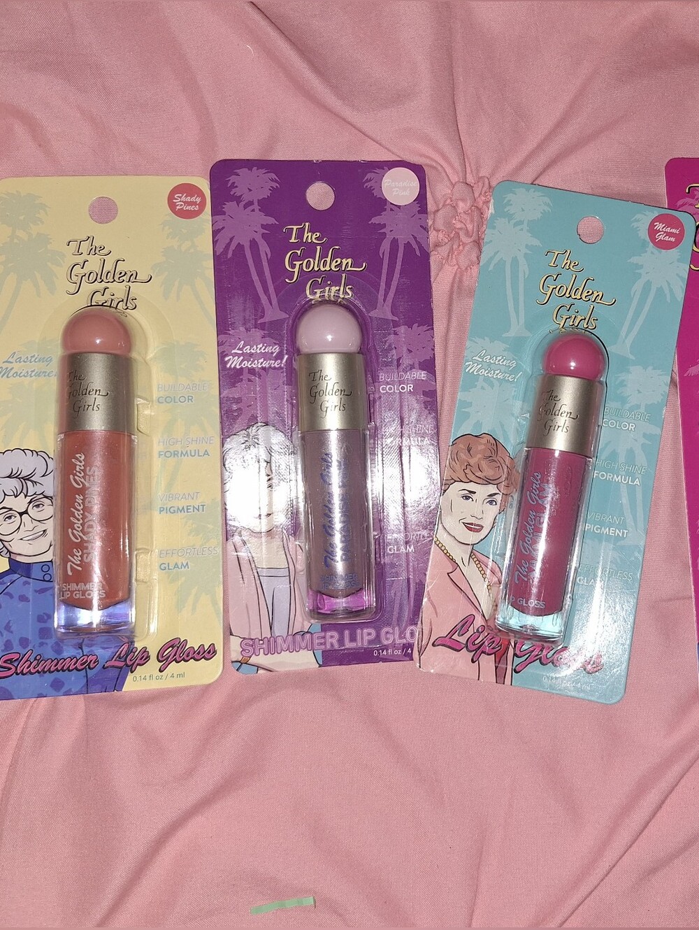 Shimmer Lip Gloss 4- Golden Girls